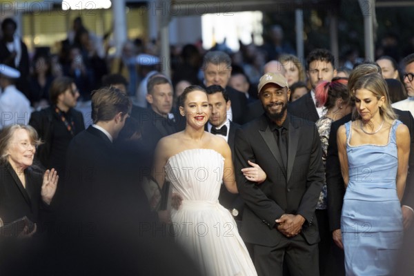 Cannes, France - 17.5.2024: Sissy Spacek, Jennifer Lawrence and Keith Stanfield on the red carpet during the 78th Cannes International Film Festival. The film festival takes place from 13 to 24 May 2025