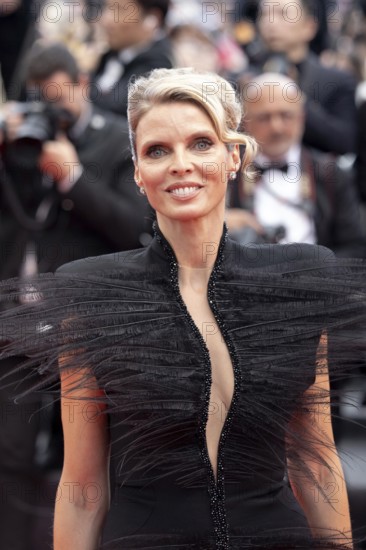 Cannes, France - 22.5.2024: Sylvie Tellier during the - La Venue De L'avenir (Colours Of Time) - Red Carpet during the 78th Cannes International Film Festival. The film festival will take place from 13 to 24 May 2025