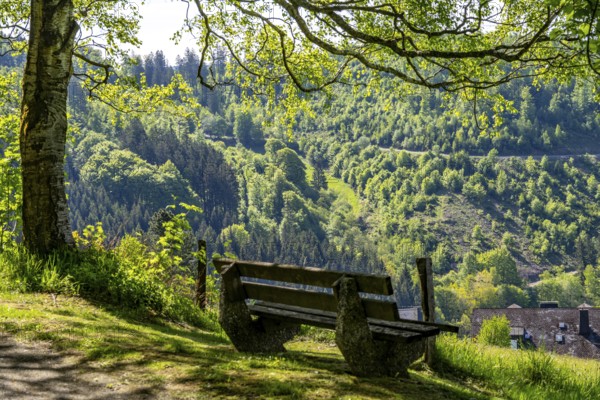 The village of Nordenau, district of Schmallenberg, in the Hochsauerlandkreis, North Rhine-Westphalia, Germany, Europe