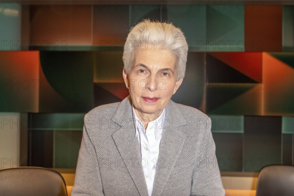 Marie-Agnes Strack-Zimmermann (FDP), MEP and Chair of the Committee on Security and Defence in the European Parliament), on the ARD talk show hart aber fair in Studio Adlershof. Berlin, 12.05.2025
