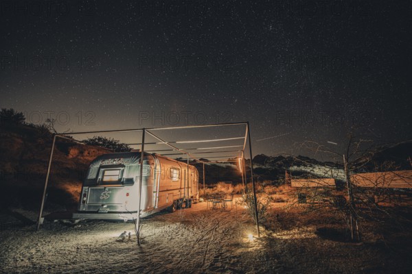 Camping under the stars with the Milky Way in Joshua Tree National Park