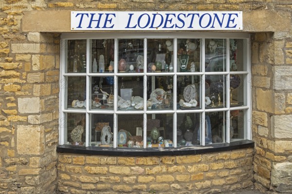 Shop window, shop, The Lodestone, Bourton-on-the-Water, The Cotswolds, Gloucestershire, England, Great Britain