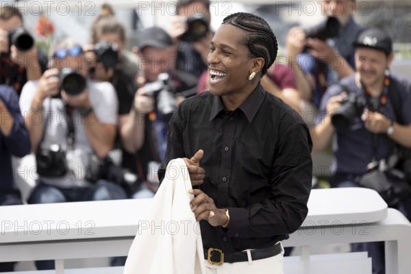 Cannes, France - 19.5.2024: Asap Rocky (A$ap Rocky) during the photocall - Highest 2 Lowest - during the 78th Cannes International Film Festival. The film festival will take place from 13 to 24 May 2025