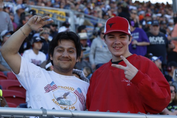 Fans cheer and watch the NASCAR Cup Series Championship Race at Phoenix Raceway in Avondale, AZ, Avondale, United States of America