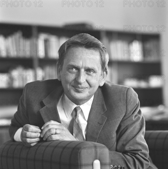 Olof Palme. Swedish social democratic politican and prime minister. Born october 14 1927. Murdered february 28 1986. Pictured here 1972. Kristoffersson ref EA113-8