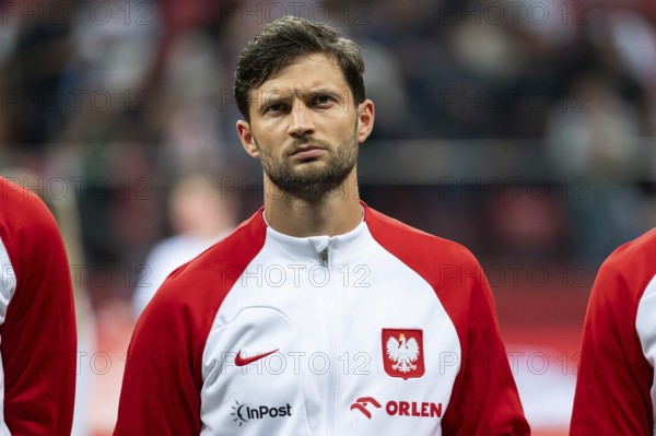 WARSAW, POLAND - JUNE 16, 2023: Friendly football match Poland vs Germany 1:0. In picture Bartosz Bereszynski.