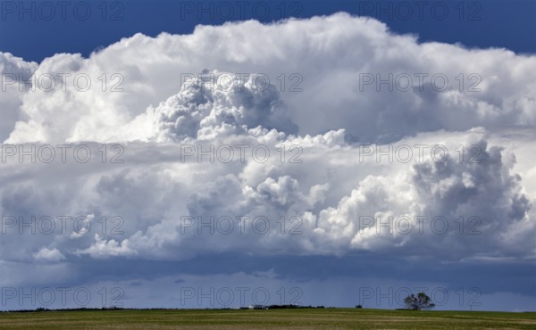 Prairie Storm Clouds Canada Saskatchewan Dramatic Summer