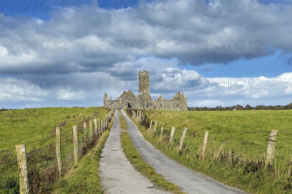 Ross Errilly Friary is a medieval Franciscan friary located about a mile to the northwest of Headford, County Galway, Ireland, Europe