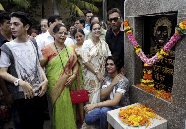 Bollywood singer music composer Aadesh Shrivastava Vijayata Pandit Anivesh Shrivastava actor Jackie Shroff Mumbai