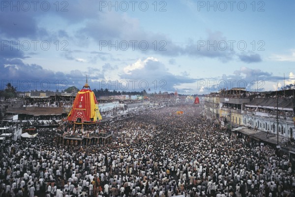 Jagannath rath yatra, puri, orissa, india, asia