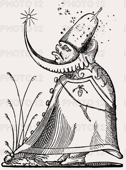 Satirical print about Pope Julius II, 1443 –1513