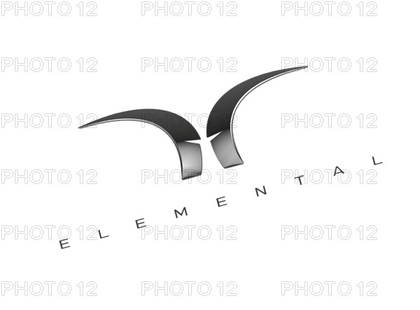 Rotated to left, Elemental Logo, Car, Logo
