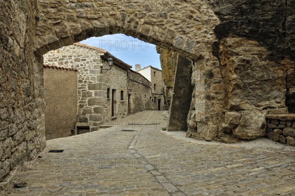 Streets of the old Spanish town of Ares