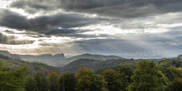 Evening atmosphere in Saxon Switzerland 5
