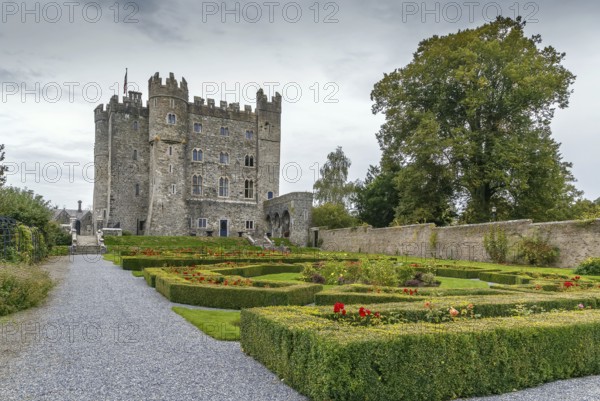 Kilkea Castle is a medieval stronghold near the village of Kilkea, Ireland, Europe