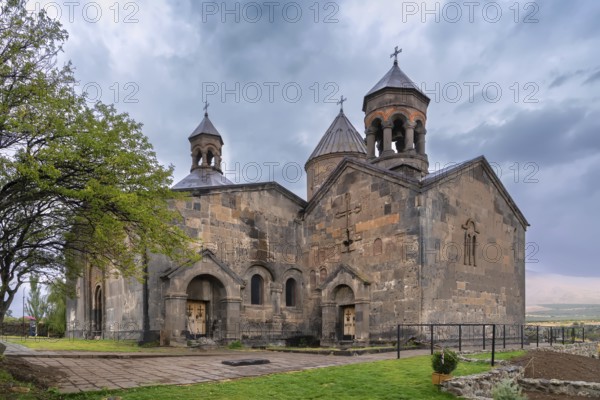 Saghmosavank is a 13th-century Armenian monastic complex located in the village of Saghmosavan in Armenia