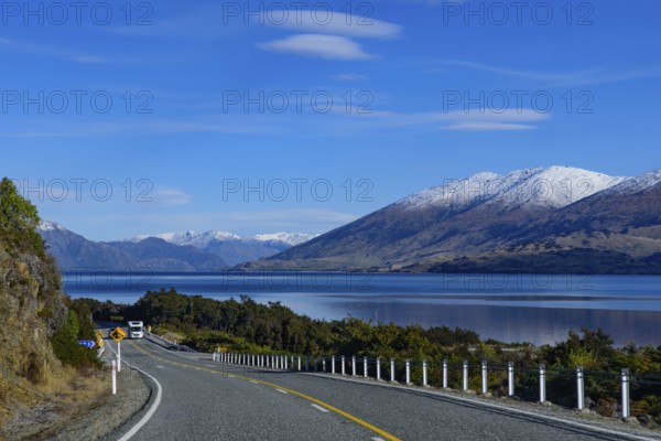 Road trip in winter in New Zealand