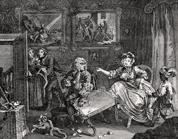 A Harlot's Progress, caricature by William Hogarth, 1697-1764