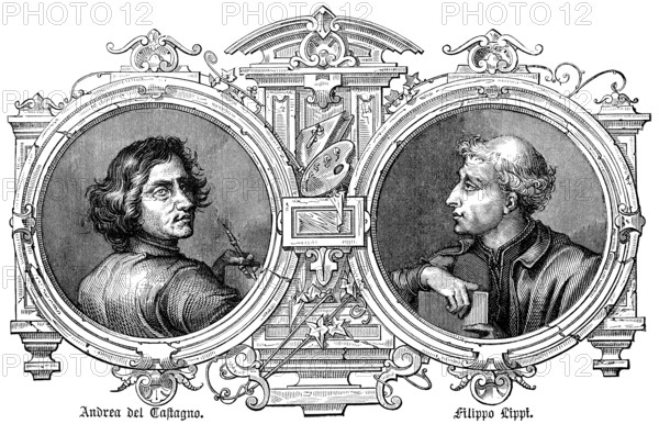 Andrea del Castagno, Fra' Filippo Lippi, or Lippo Lippi, Italian painter