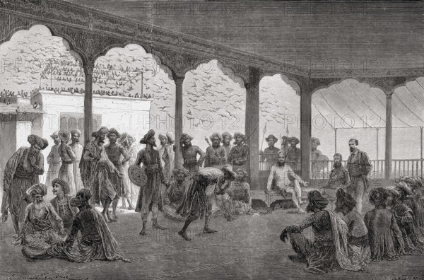Court of Gaekwad Baroda, India, Asia