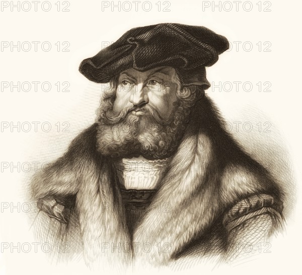 Frederick III or Frederick the Wise, 1463 - 1525, Prince-elector of Saxony, digitally edited, Friedrich III. oder Friedrich der Weise, 1463 - 1525, Kurfürst von Sachsen