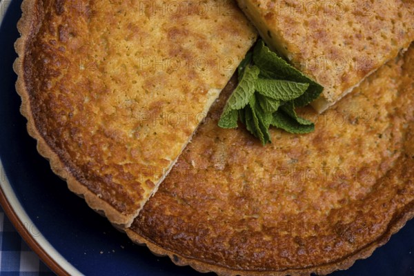 Flaó, typical cheese cake, Can Jeroni bakery, Sant Francesc, Formentera, Pitiusas Islands, Balearic Community, Spain, Europe