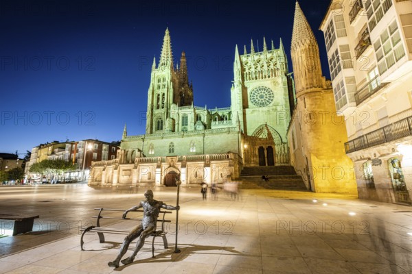Burgos cathedral, Santa Iglesia Catedral Basílica Metropolitana de Santa María, Burgos province, Spain, Europe