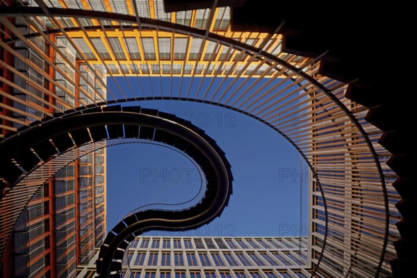 Endless Staircase, German Transport Museum, Building in Munich, Munich, Federal Republic of Germany