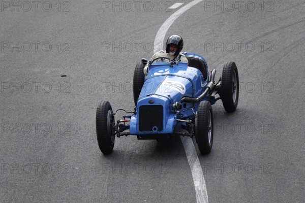 Delage 1500 from 1937, parade of vintage pre-war racing cars, 11th Grand Prix Monaco Historique 2018, Principality of Monaco