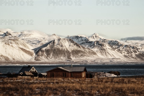 Arnarstapi at the Snäfellsnes Peninsula, Iceland, Europe in Winter, Europe