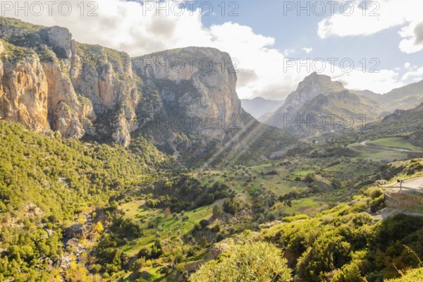 Beautiful Waterfalls Akchour in Chefchaouen, Morocco, North Africa, Africa