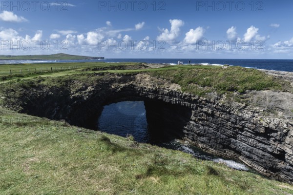 Bridges of Ross landscape view in County Clare of western Ireland