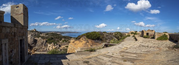A picture of the abandoned military base of Capo D'Orso