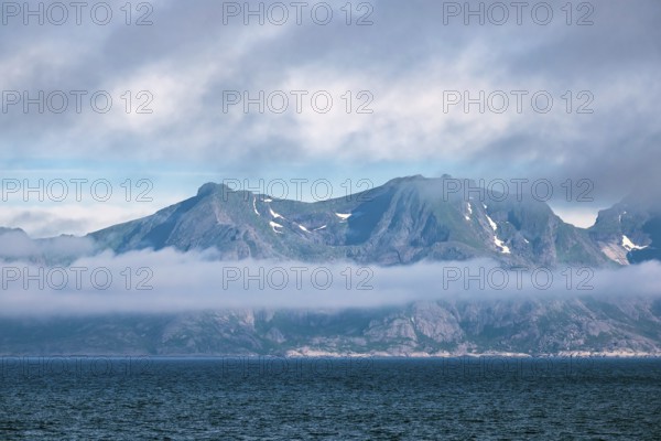 Coast on the Lofoten Islands in Norway