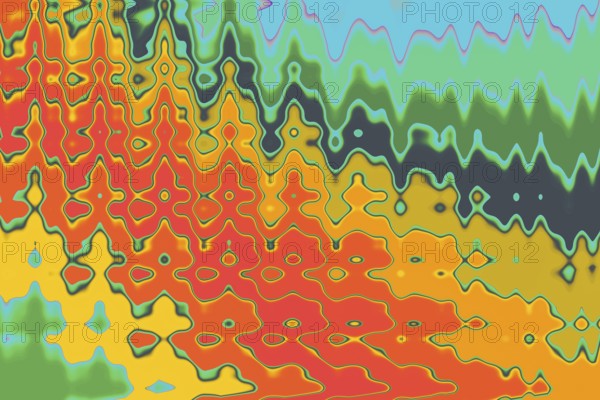 Abstract bright rainbow background eith waves