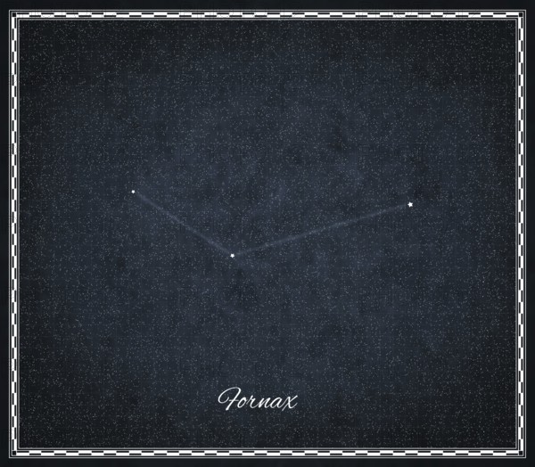 Fornax star constellation, Night sky, Cluster of stars, Deep space, Furnace constellation