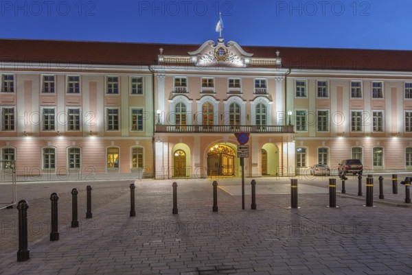Building of Riigikogu, parliament of Estonia, Tallinn, Estonia, Europe