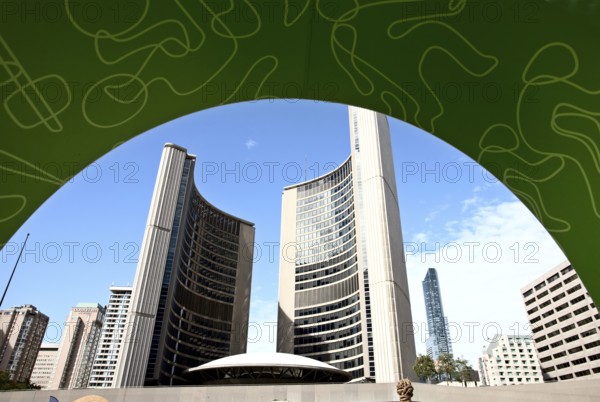 Toronto Downtown urban city blue sky modern