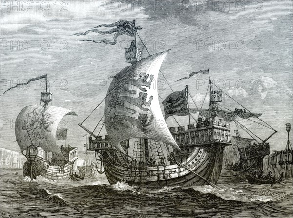 English ships, 14th century