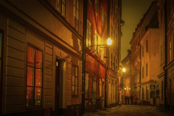 The streets of Scandinavian Stockholm. Shooting Location: Sweden, Stockholm