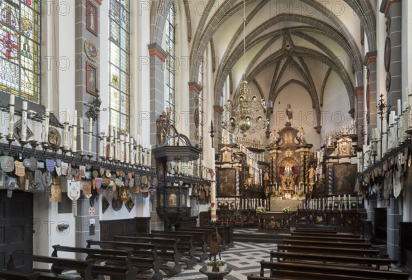 Candle chapel, interior facing east, St., Sankt, Saint