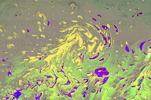 Traditional Ottoman Turkish abstract marbling art patterns as background