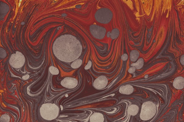 Abstract creative marble pattern texture. Traditional art of Ebru marbling