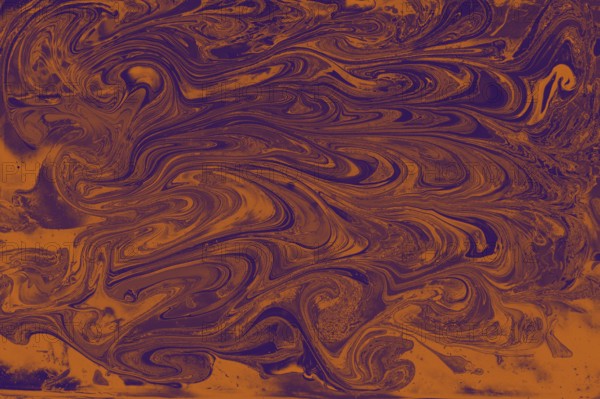 Traditional Ottoman Turkish abstract marbling art patterns as background
