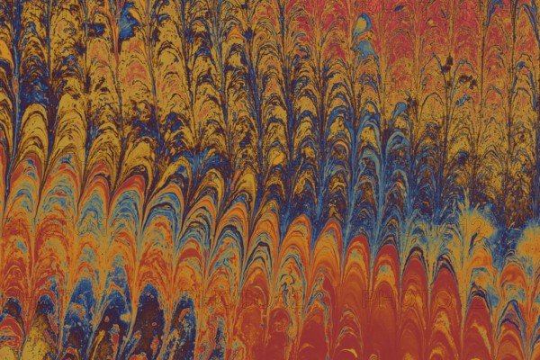 Abstract creative marble pattern texture. Traditional art of Ebru marbling