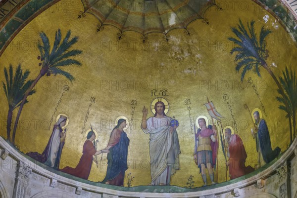 Basilica of Saint-Martin d'Ainay is a Romanesque church in the historic centre of Lyon, France, Europe