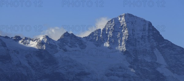 Peak of Mount Breithorn, Switzerland, Europe