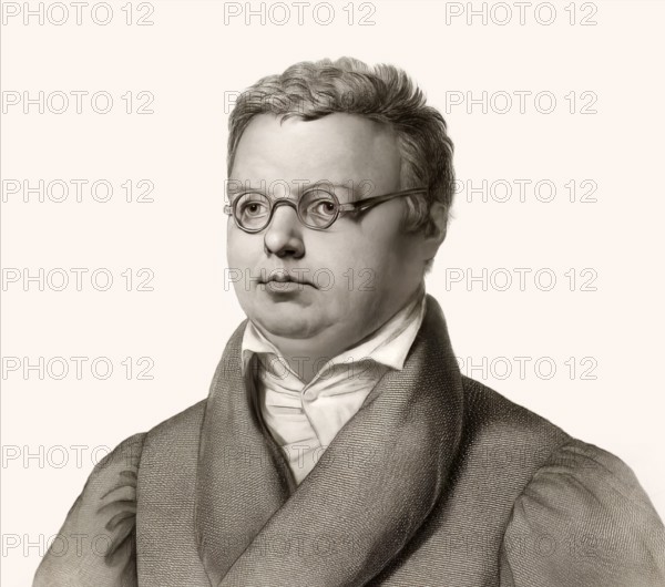Friedrich Arnold Brockhaus, 1772 – 1823, German encyclopedia publisher and editor, digitally altered