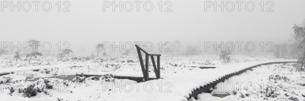Winter landscape Rhön- The Black Moor in winter 13