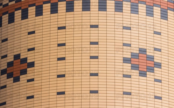 Clinker brick water tower in Mittweida, Germany, Europe
